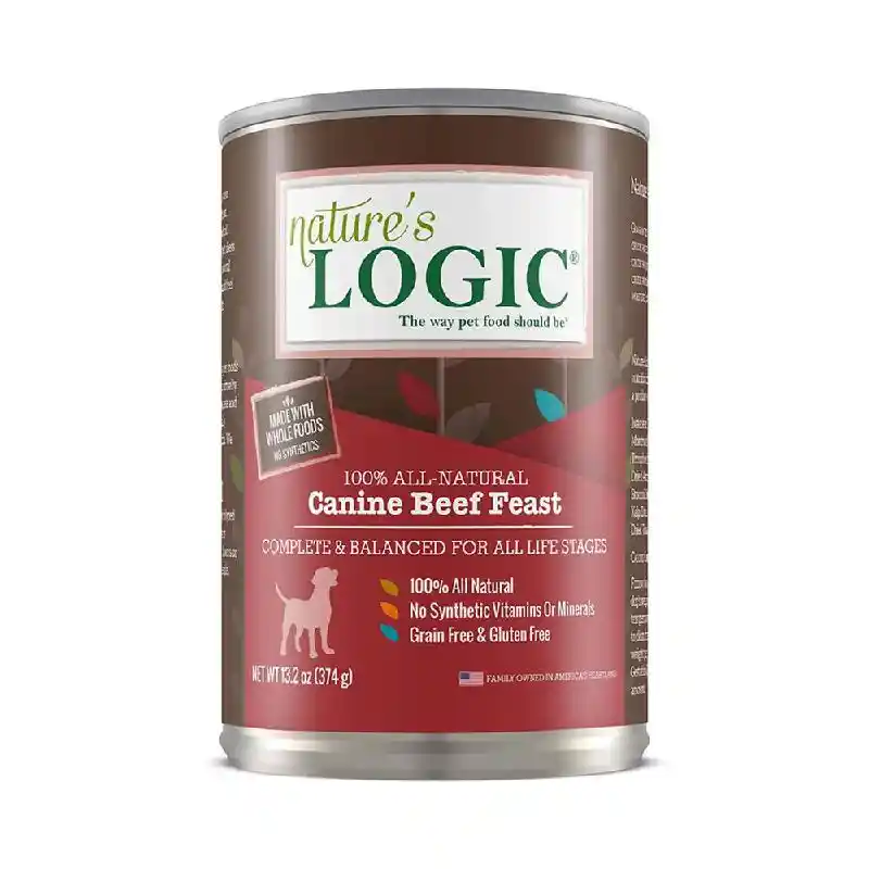 Nature's Logic Dog Gf Beef Pate Can 13.2 Oz