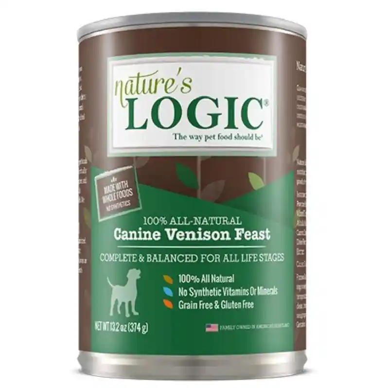 Nature's Logic Dog Gf Venison Pate Can 13.2 Oz