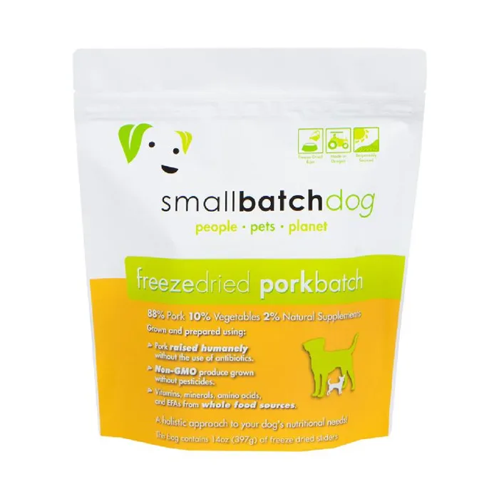 SB FRZ DRD DOG SLIDER PORK 14OZ