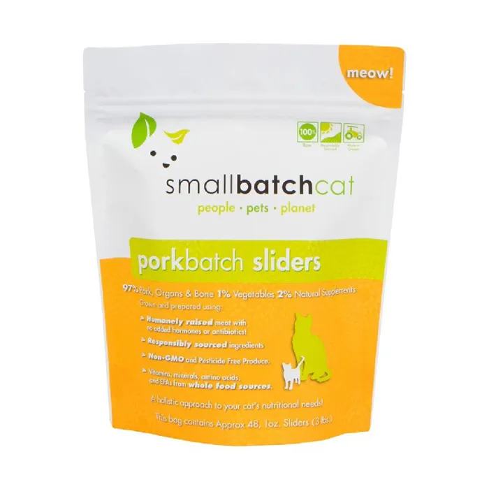 Smallbatch Cat Frzn Sliders Pork 3-lb