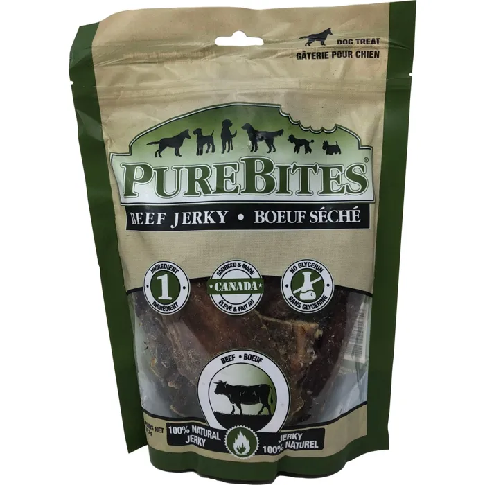 PUREBITE AIR DRIED JERKY BEEF 7.5OZ