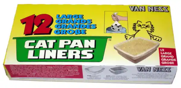 Van Ness Cat Pan Liners 12-ct Lg