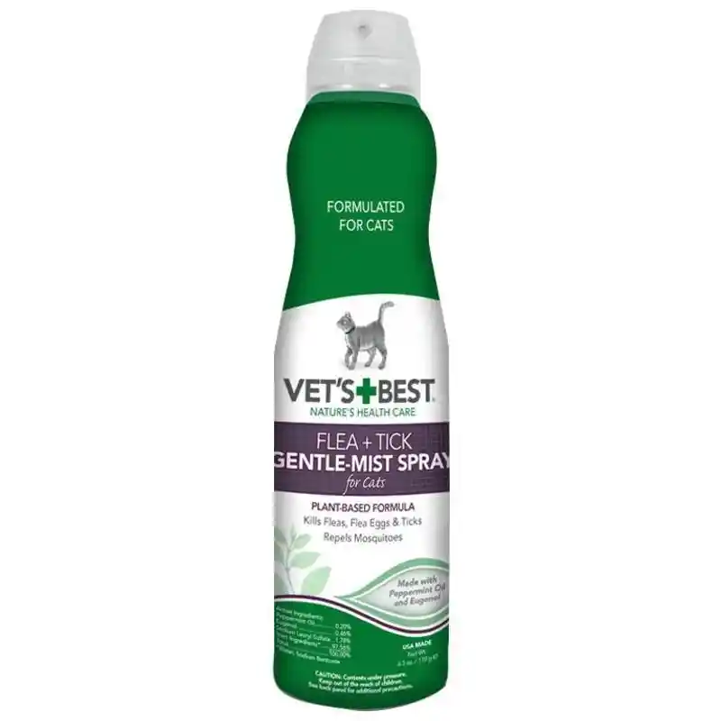 NAT FLEA TICK SPRAY CATS 6.3OZ