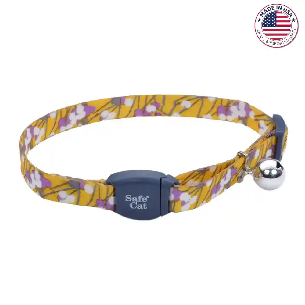 Breakaway Collar Charcoal Stemmed Flower 3/8x8 12