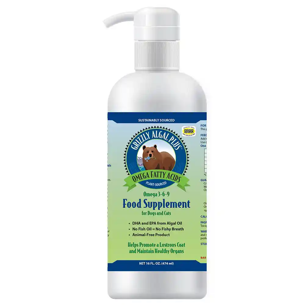 GRIZZLY OMEGA PLANT ALGAE 16OZ