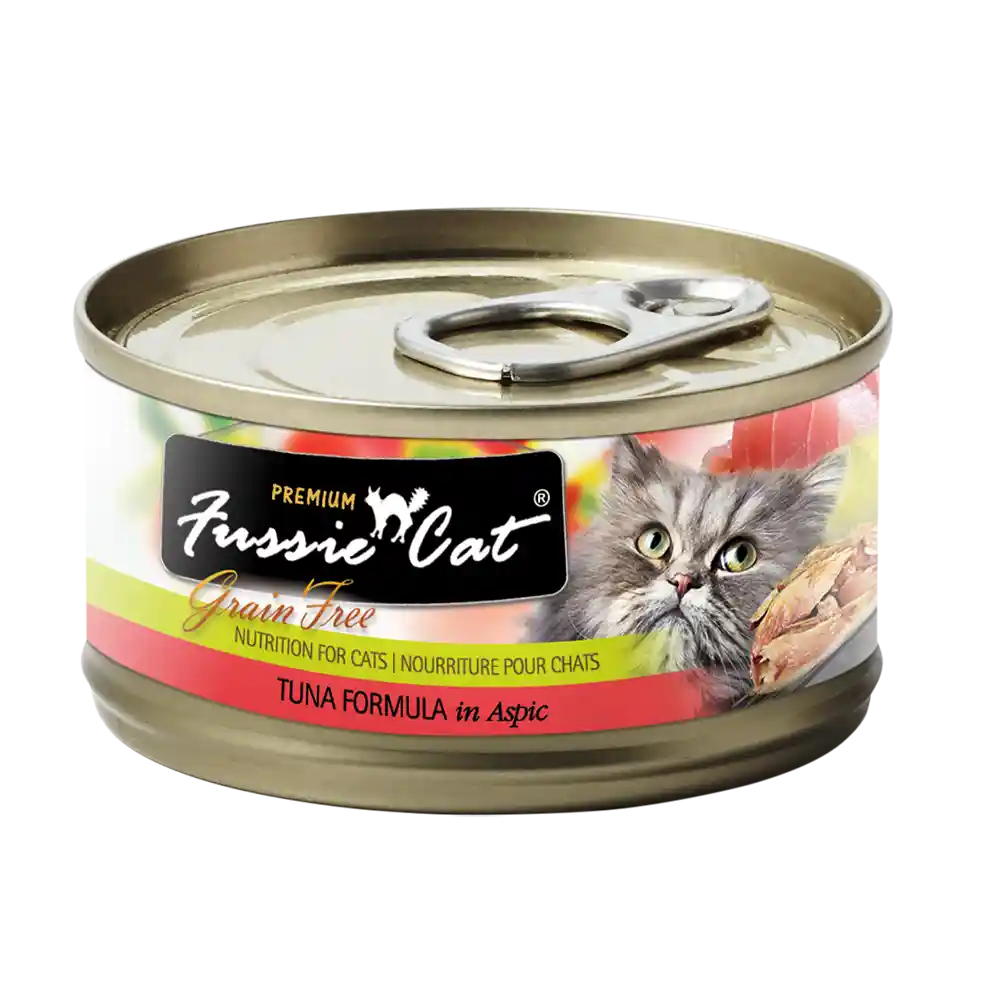 Fussie Cat Premium Tuna Formula In Aspic Grain-free Canned Cat Food 5.5-oz