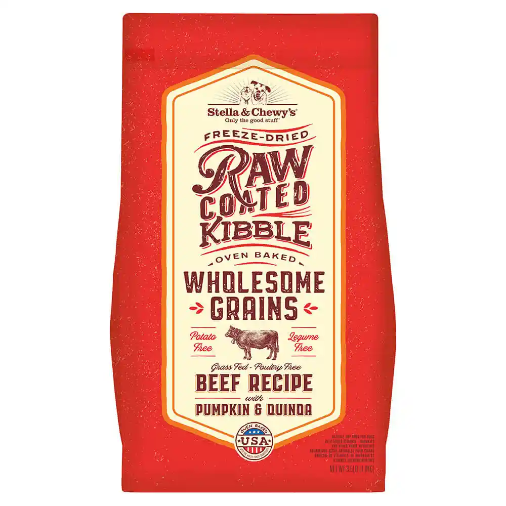Stella & Chewy's Dog: Raw Coated Beef with Pumpkin & Quinoa 3.5lb
