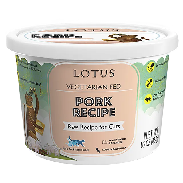 Lotus Vegetarian Fed Pork Raw Frozen 16-oz