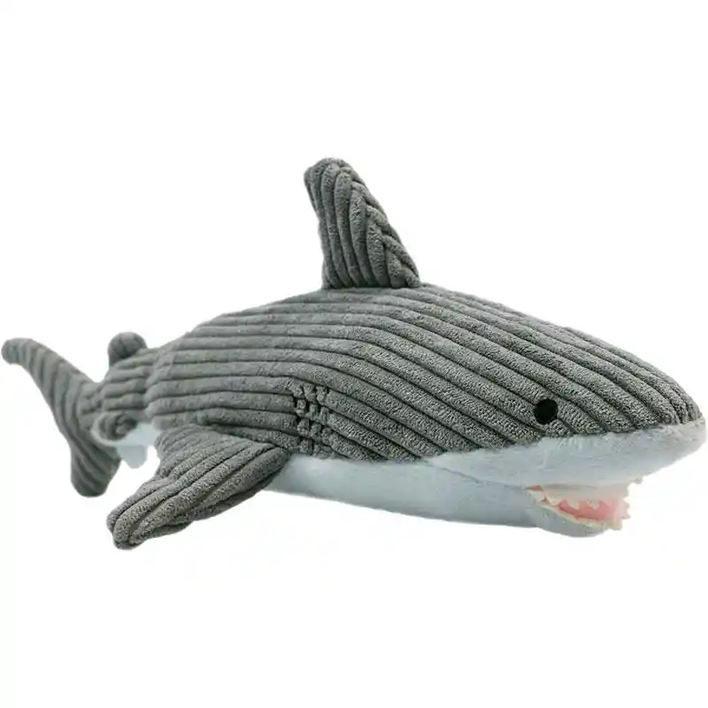 Tall Tails Dog Toys Plush Cruncher Shark - 14"