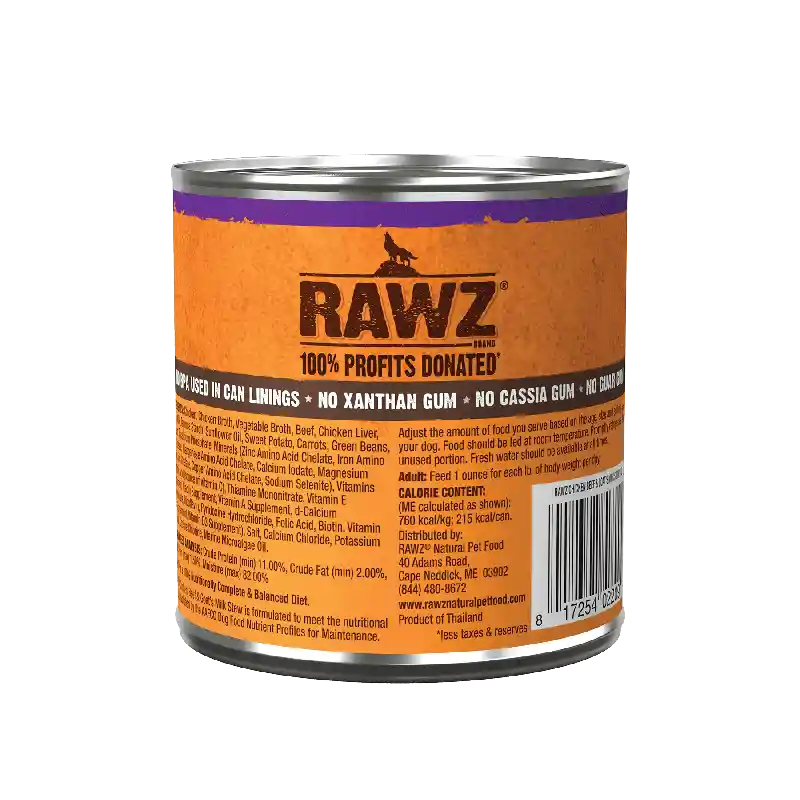 Rawz Dog Stew Chicken Beef Goat Milk Can 10 Oz