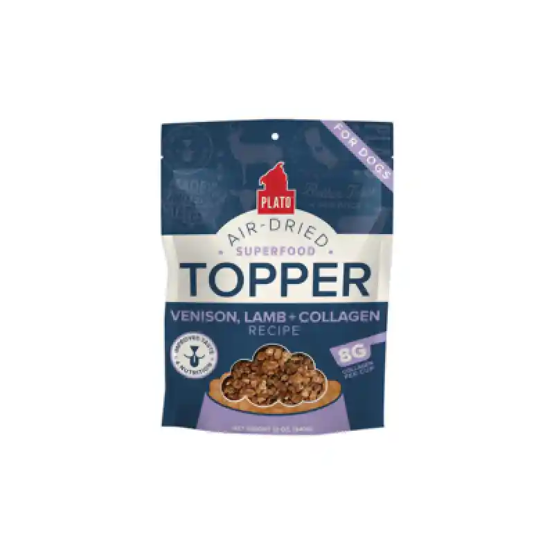 Plato Dog Food Topper: Venison, Lamb and Collagen 12oz