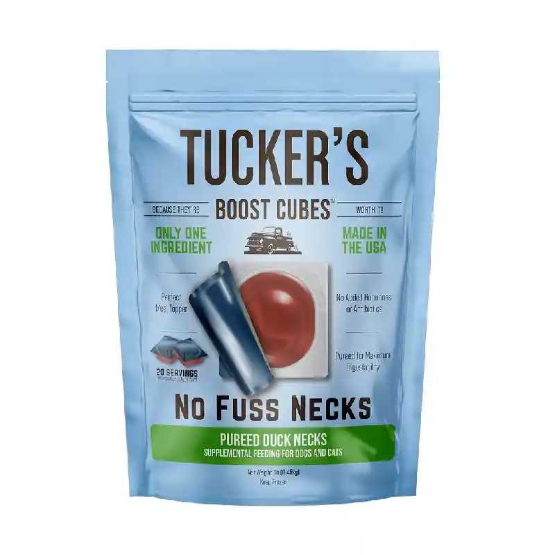 TUCKER'S BOOST NO FUSS DUCK NECK 1LB