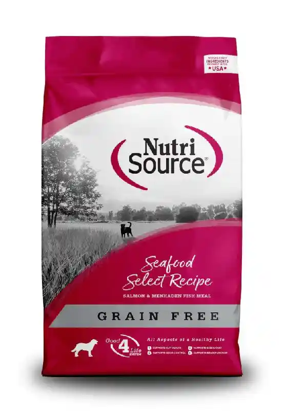 Nutrisource Dog: Grain Free Seafood 4lb