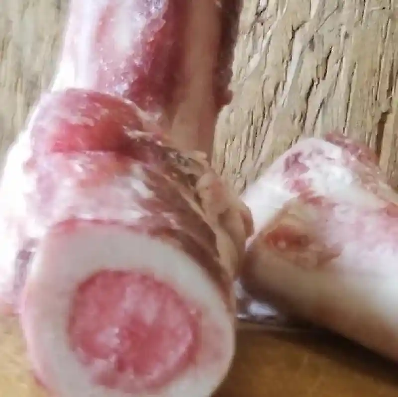 NW FROZEN BEEF BONE 4"X3