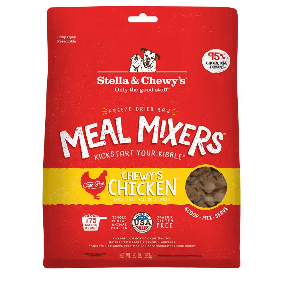 Stella & Chewy's Dog Freeze Dried Meal Mixers Chewy's Chicken 35-oz