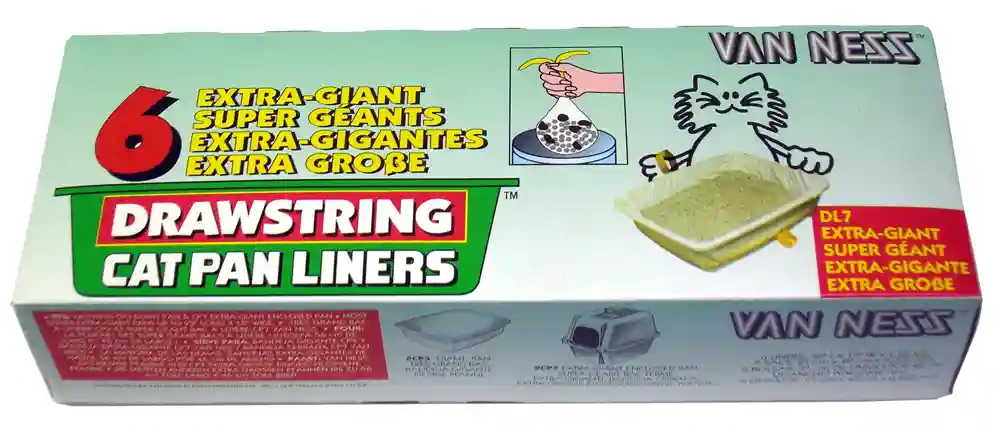 Drawstring Cat Pan Liners Xx-large 6 Pk