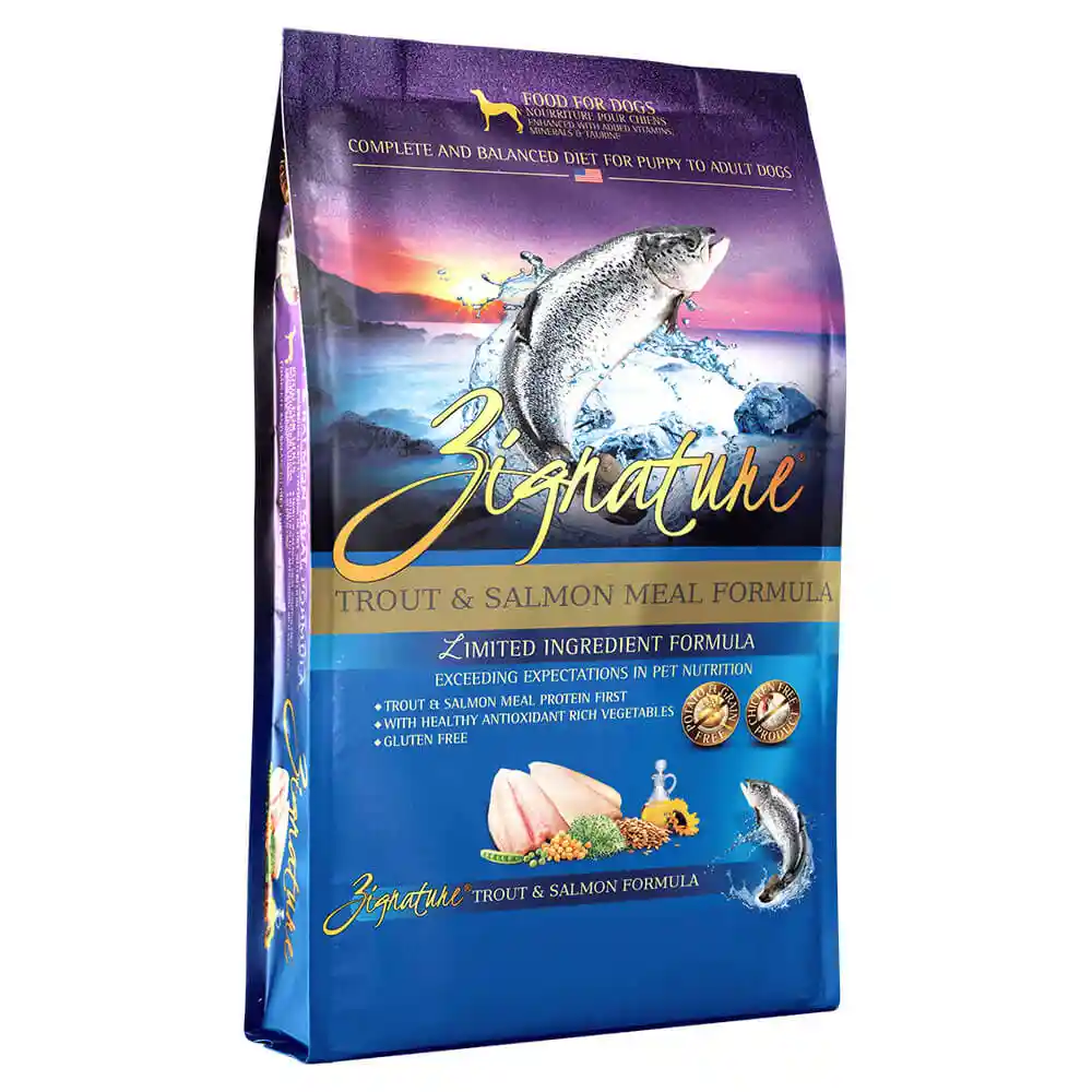 Zignature Dog Limited Ingredient Grain Free: Trout & Salmon 12.5lb