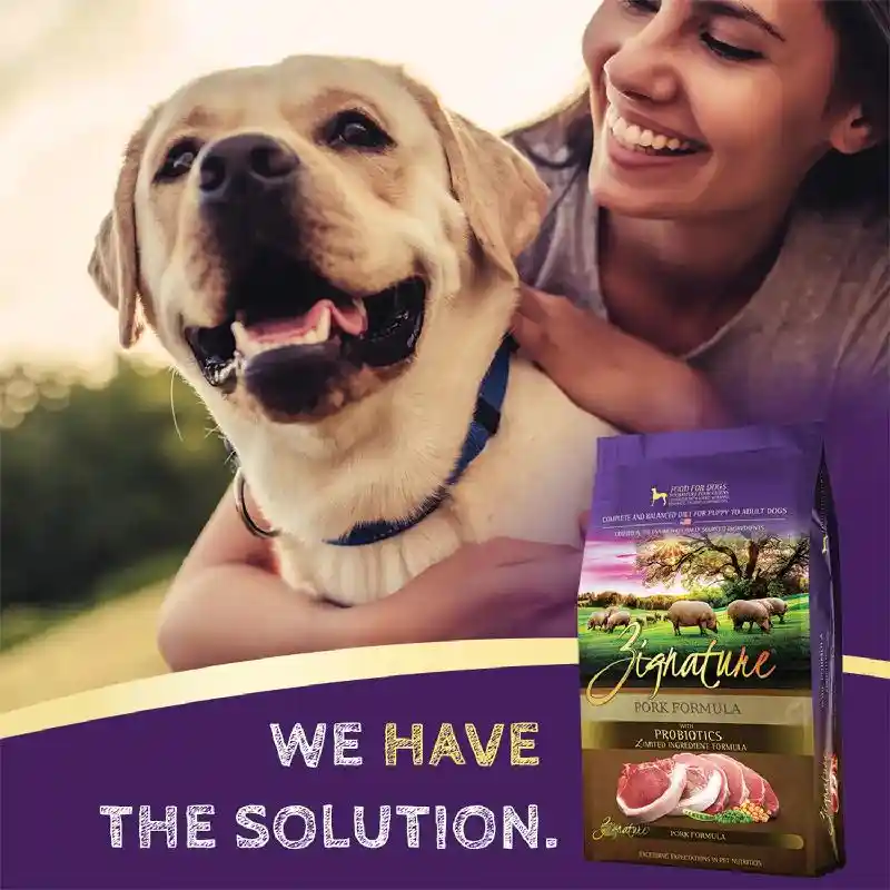 Zignature Dog Limited Ingredient Grain Free: Pork 25lb
