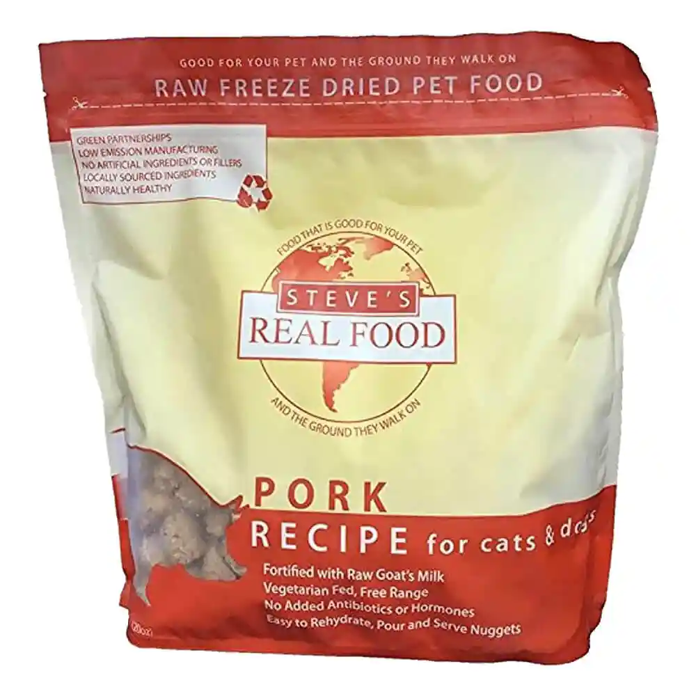 Steve's Real Food Freeze Dried Pork 1.25 Lbs