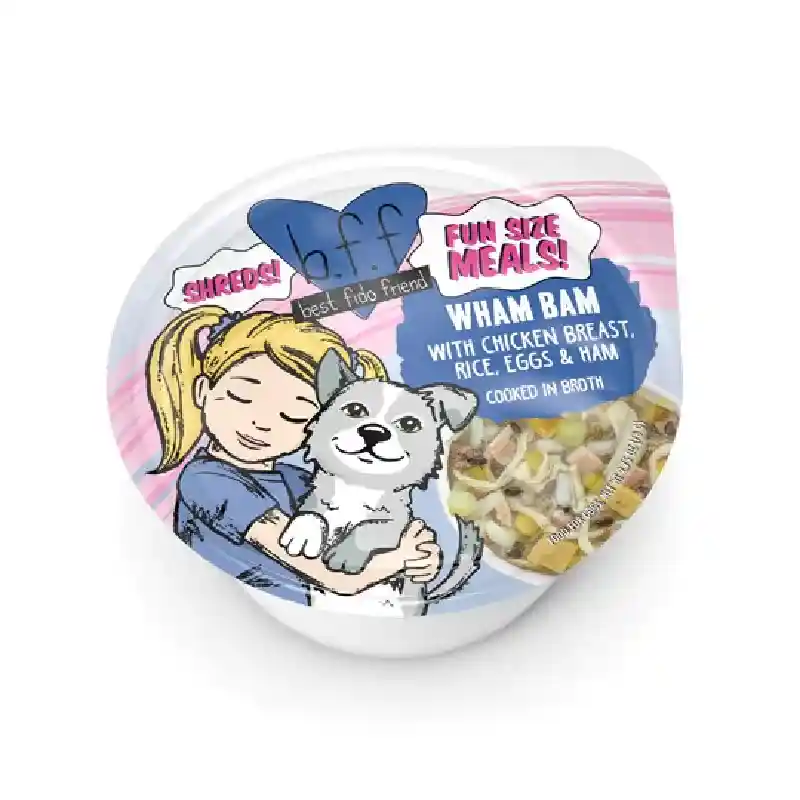 Weruva Dog Bff Wham Bam Chicken & Ham Cup 2.75 Oz