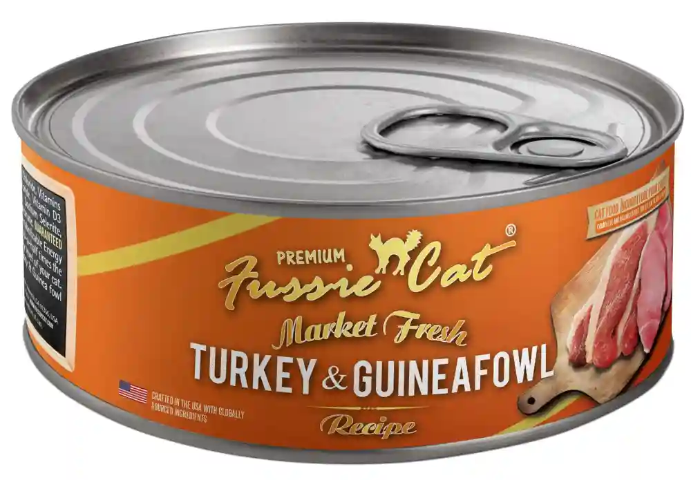 Fussie Cat Market Fresh Turkey & Guineafowl Recipe Wet Cat Food 5.5-oz