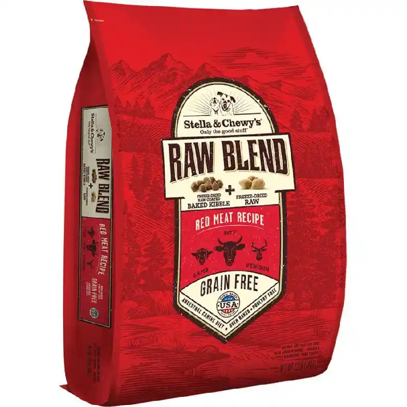 Stella & Chewy's Dog: Raw Blend Grain Free Red Meat 22lb