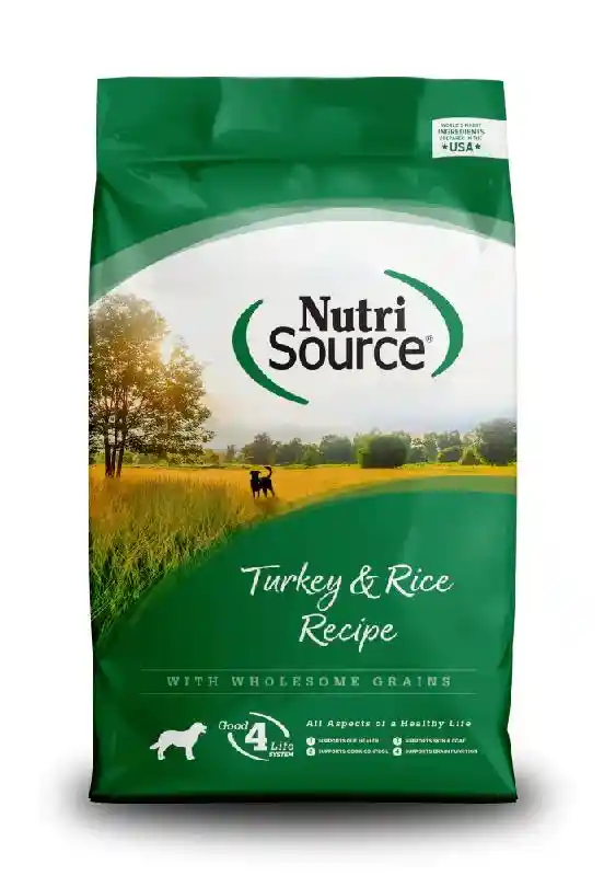 Nutrisource Dog: Turkey & Rice 12lb