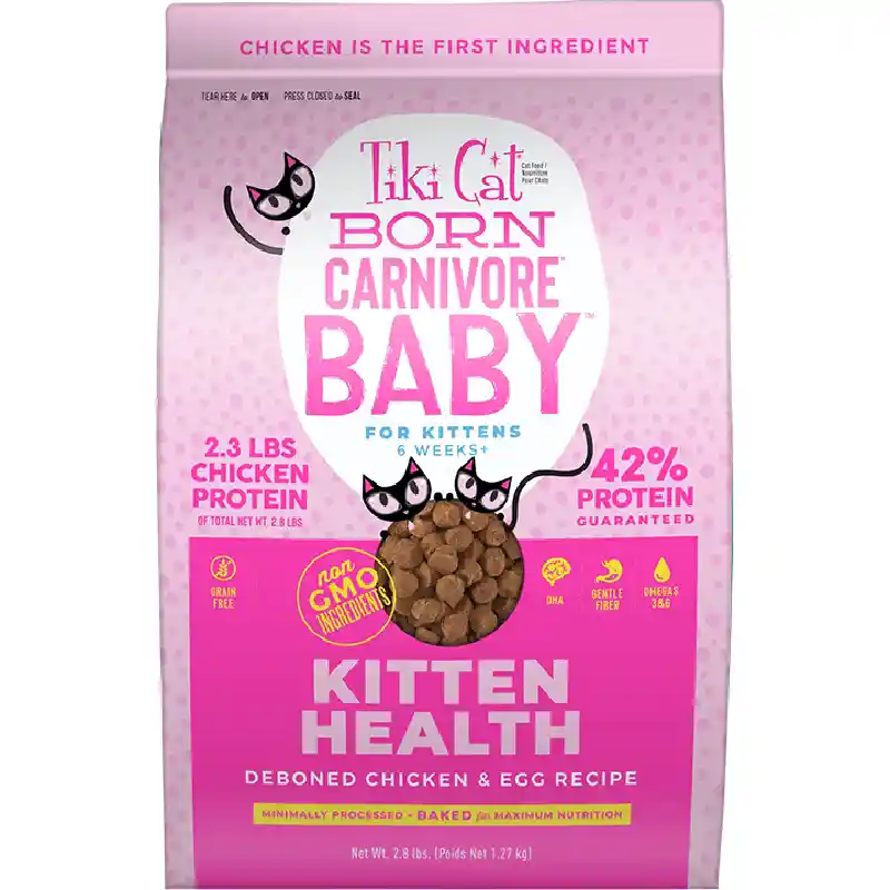 TIKI CAT BABY KITTEN CHICKEN & EGG 2.8LB