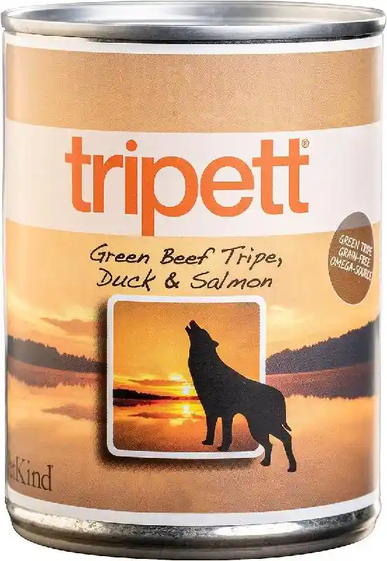 Tripett Green Beef Duck And Salmon Dog Food 13 Oz