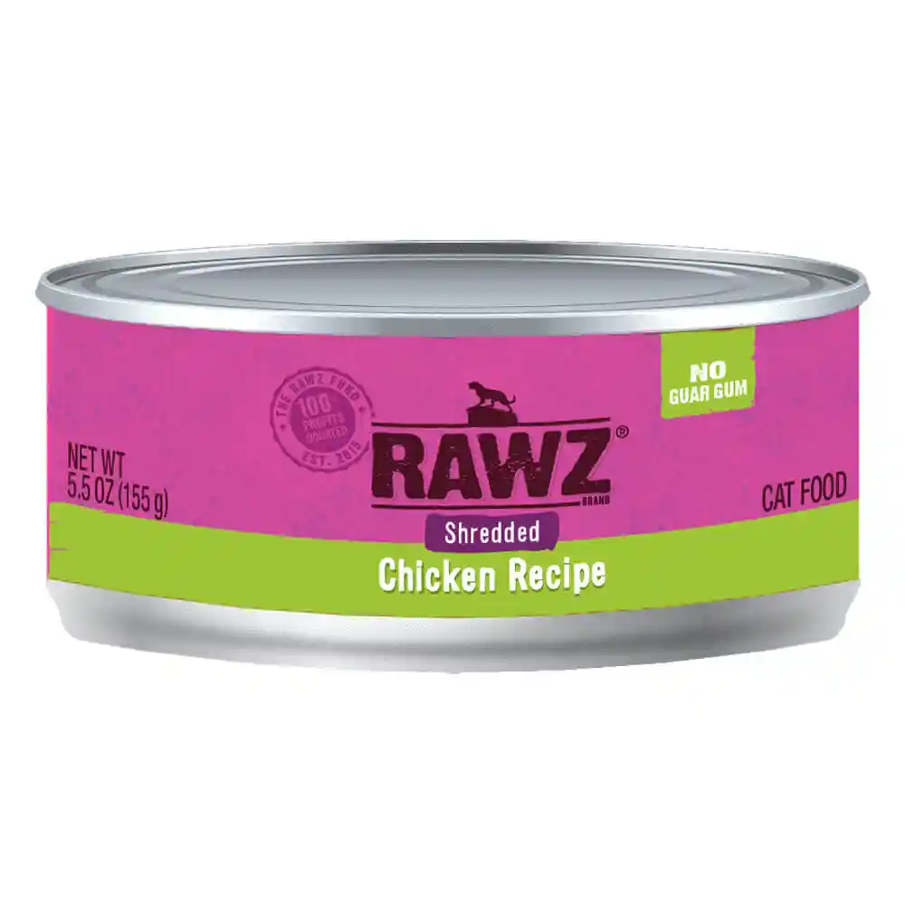 Rawz Cat Gf Chicken Shreds Can 5.5 Oz