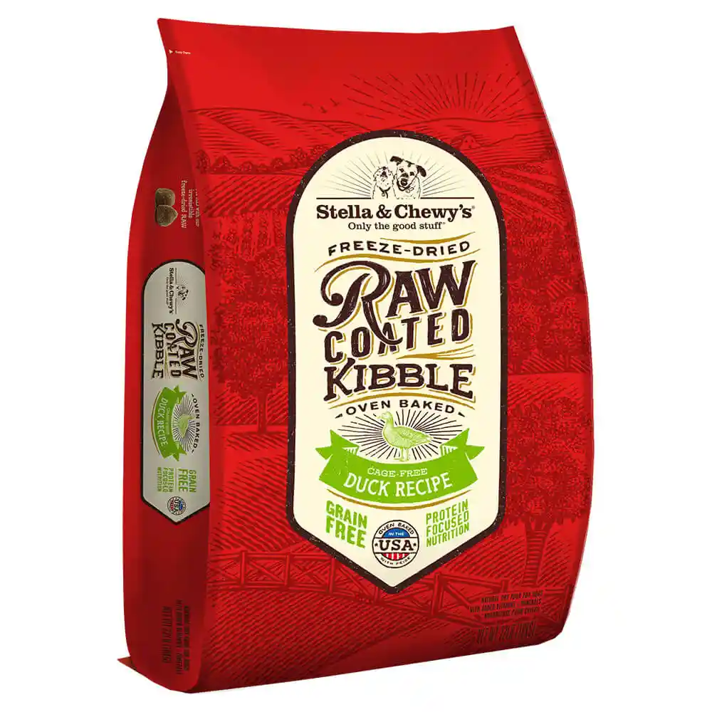 Stella & Chewy's Dog: Raw Coated Grain Free Duck 22lb