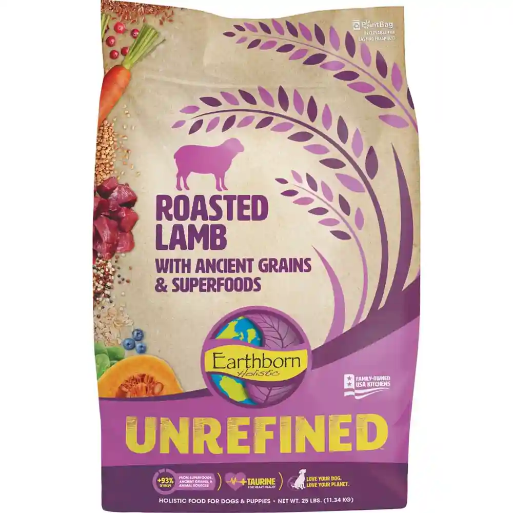 Earthborn Dog UNREFINED: Lamb 25lb