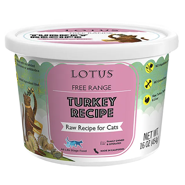 Lotus Free Range Turkey Raw Frozen 16-oz