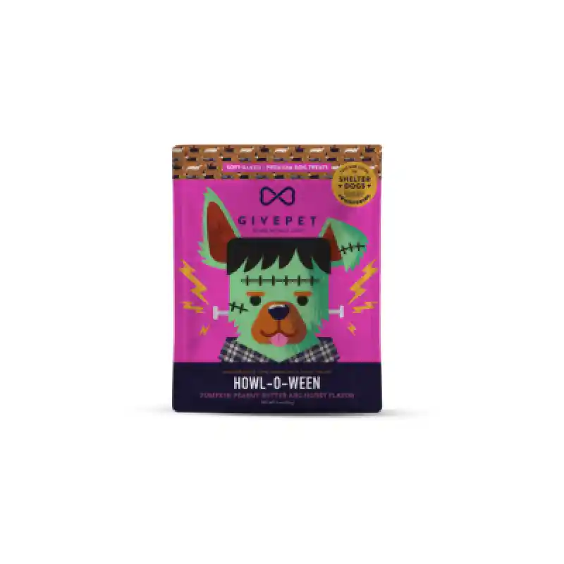 Givepet Holiday Dog Treat Soft Chew Howl O Ween 6 Oz