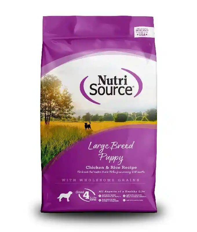 Nutrisource Large Breed: Puppy Chicken & Rice 4lb