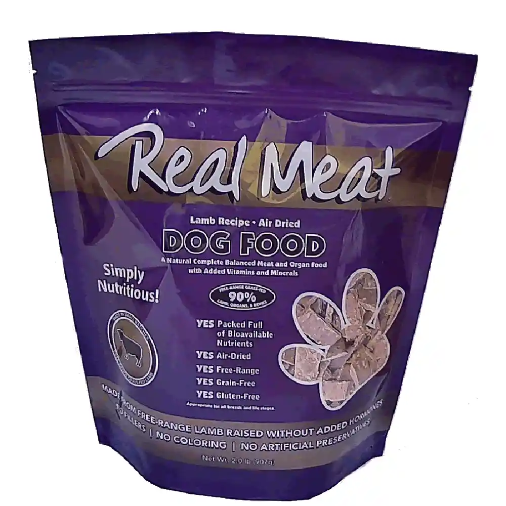 Real Meat Air Dried Dog Food: Lamb 2lb