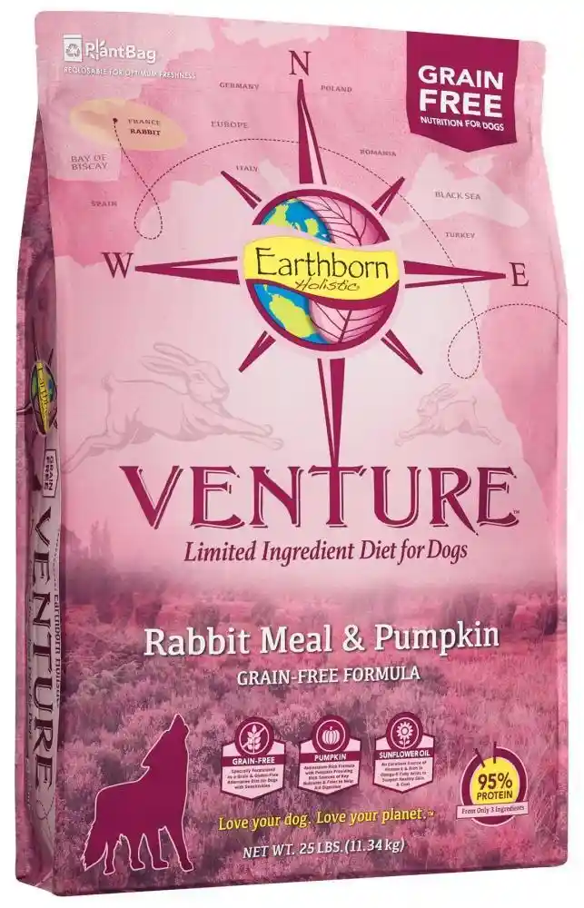Earthborn Dog VENTURE: Limited Ingredient Rabbit 4lb