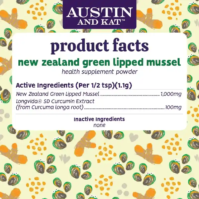 Austin & Katgreen Lipped Mussel Mobility Topper 66g