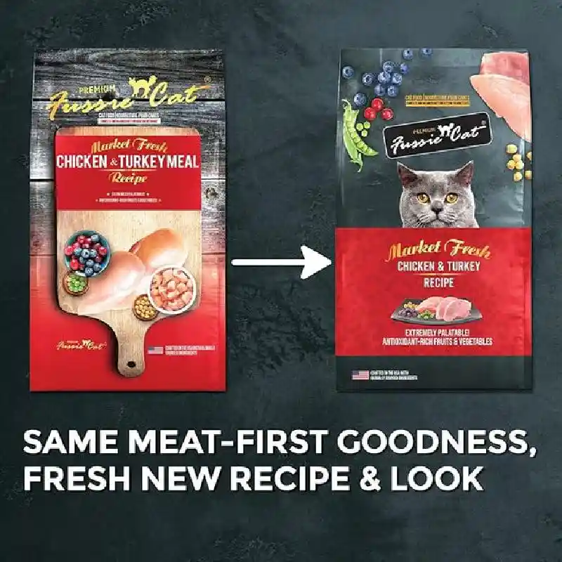 Market Fresh Chicken & Turkey Recipe Grain-free Dry Cat Food 3.5lb