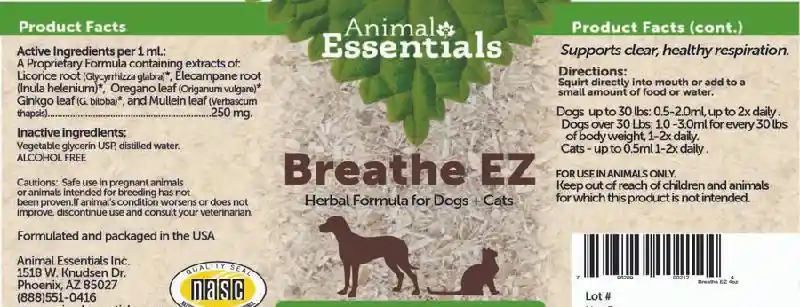 Animal Essentials - Breath Ez 1oz