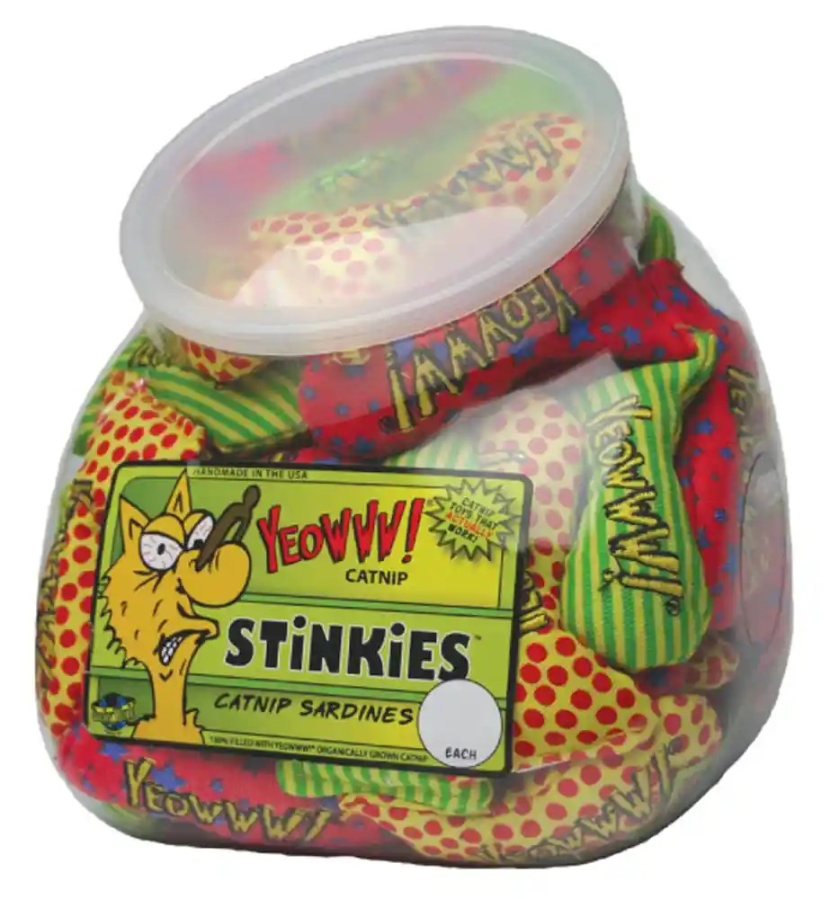 "stinkies" Sardine Catnip Toys, Assorted 1 Sardine (colors Vary)