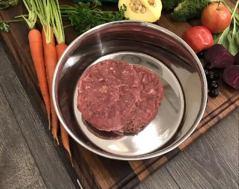OC Raw Dog Food: Beef & Produce Patties 6lb