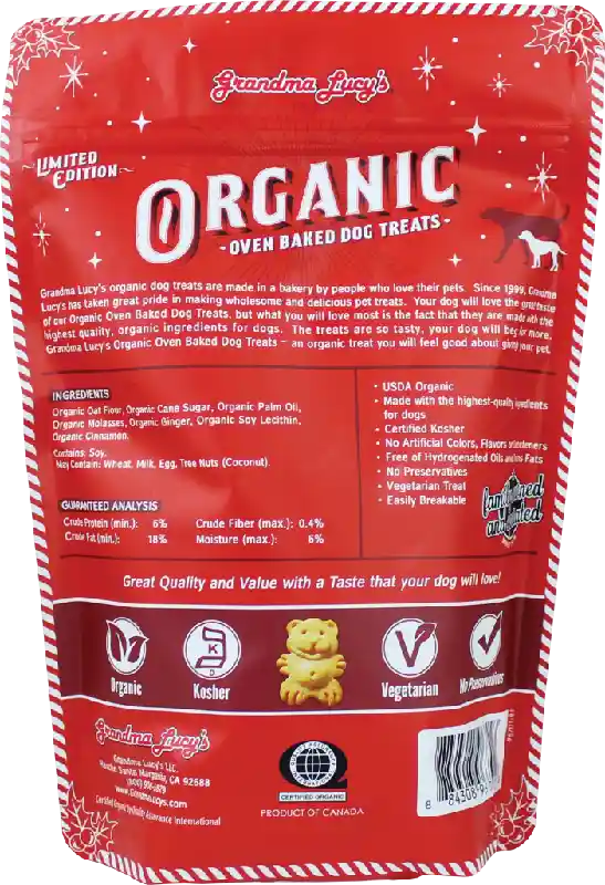 ORG BAKED GINGERBREAD 8OZ