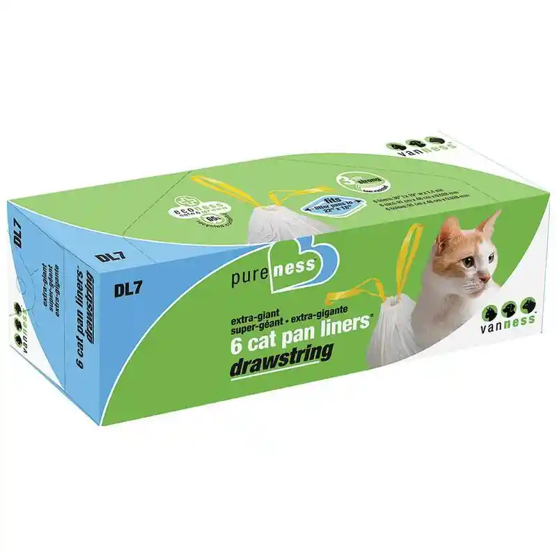 Drawstring Cat Pan Liners Xx-large 6 Pk