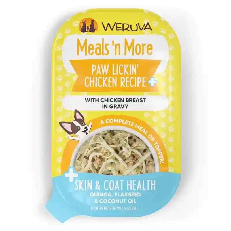 Weruva Dog Mealsnmore Paw Lickin' Chkn Cup 3.5 Oz