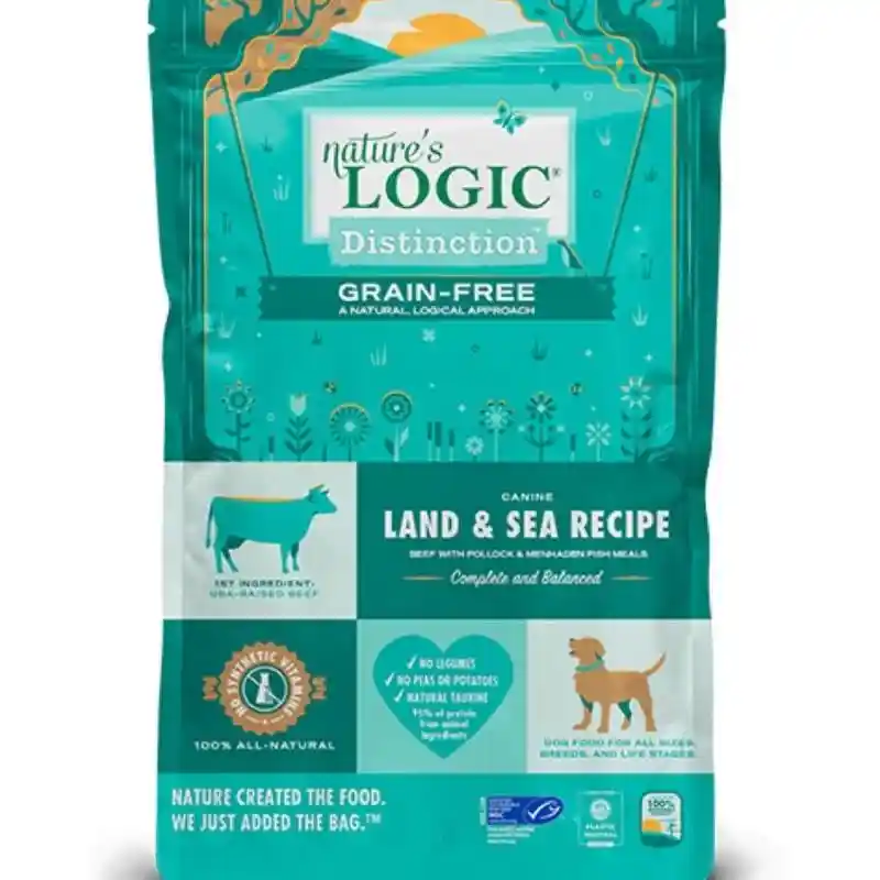 Nature's Logic Dog Distinction: Grain Free Land & Sea 4.4lb