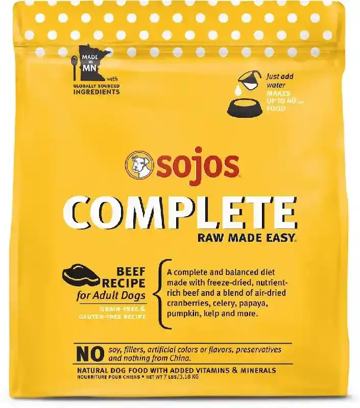 Sojos Complete Food Beef 7lb