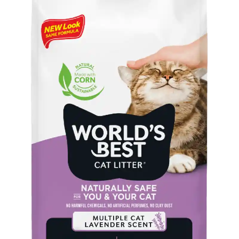 World's Best Multiple Cat Lavender Scented Litter 28 Lbs