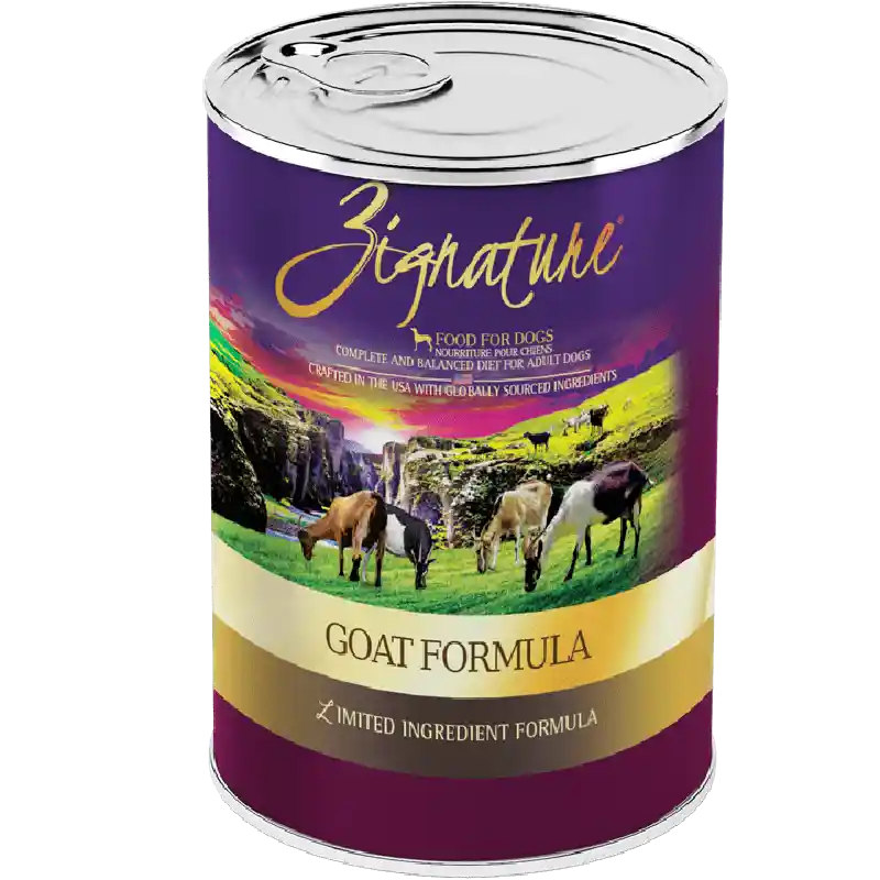 Zignature Goat Limited Ingredient Formula Canned Wet Dog Food 13-oz 12-count