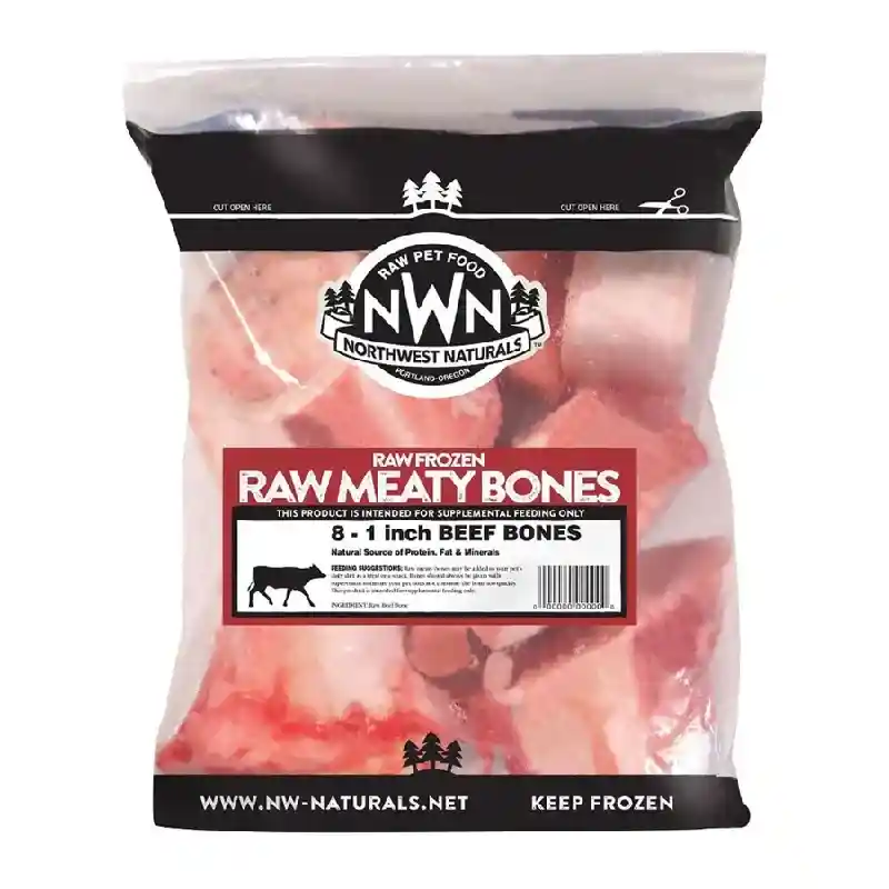 Northwest Naturals Frozen Bones: Small (1"-2") 8-Pack
